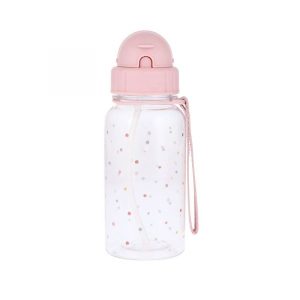 Garrafa de plástico Dots Pink