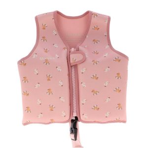 Colete flutuador aprendizagem Baby Ducks Pink 1 a 3 anos