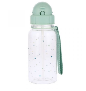 Garrafa de plástico Dots Sage