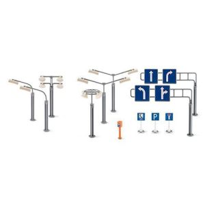 Acessorios Sinais e Lampadas de Rua