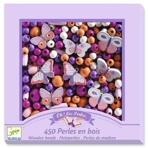 Borboletas - Contas de Madeira