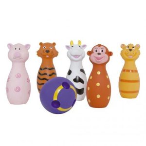 Jogo de Bowling Plástico Suave - Animais
