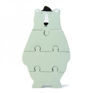 Puzzle de Formas em Madeira - Mr. Polar Bear