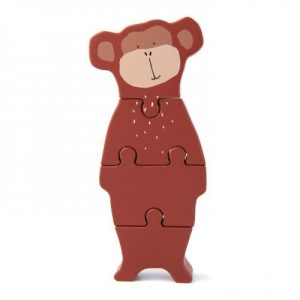 Puzzle de Formas em Madeira - Mr. Monkey