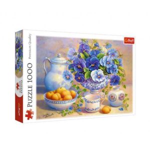Puzzle 1000 pcs Bouquet Azul