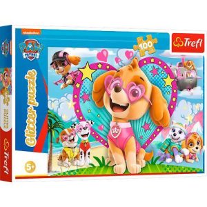 Puzzles 100 pcs Glitter - In the glow of Skye / Viacom