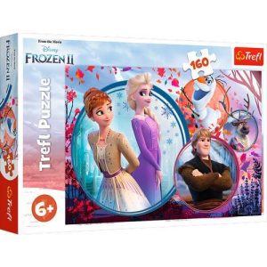 Puzzle 160 pcs Aventura de Irmãs - Frozen 2
