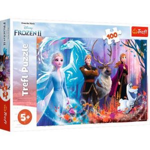 Puzzle 100 pcs Magia do Frozen - Frozen 2