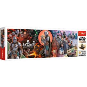 Puzzles 1000 pcs Panorama - Adventures of the Mandalori