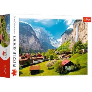 Puzzles 3000 pcs - Lauterbrunnen, Switzerland
