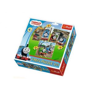 Puzzle 3 em 1 - Thomas & Friends