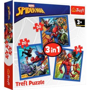 Puzzle  3 em 1 - Spiderman