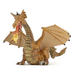 Dragão Dourado c/ Fogo