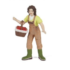 Agricultora com Cesta