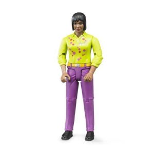 Woman, medium skin, pink jeans