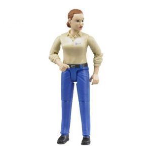 Woman, light skin, blue jeans