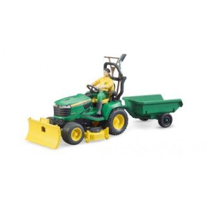 Trator John Deere c/ reboque e jardineiro