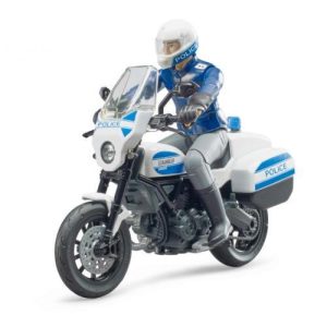 Polícia c/ mota Ducati Scrambler