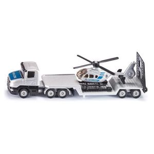 Camião de Transporte de Pesados Com Helicoptero