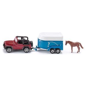 Carro Com Reboque Para Transporte de Cavalos