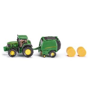 Tractor John Deere com Prensa