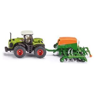 Tractor Class Xerion com Reboque Semeador de Pimenta Preta