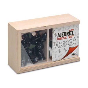 Jogo de Xadrez Nº3 c/ Caixa de Madeira