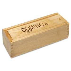 Jogo de Dominó XXL c/ Caixa de Madeira