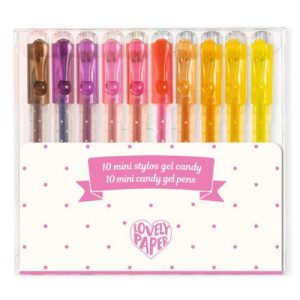 Mini Canetas em Gel Candy 10 un.