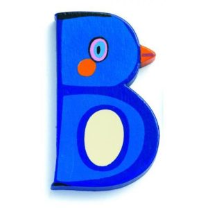 B - Letra com Desenho de Animal