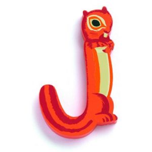 J - Letra com Desenho de Animal