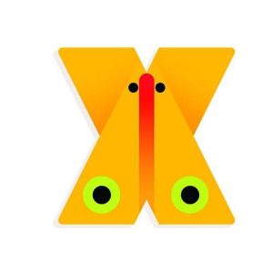 X - Letra com Desenho de Animal