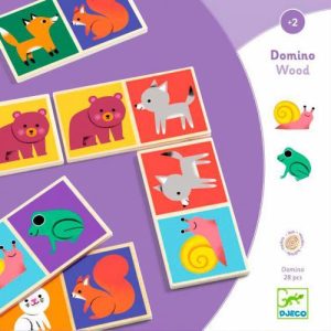 Domino Wood - Dominó de Madeira c/ Animais