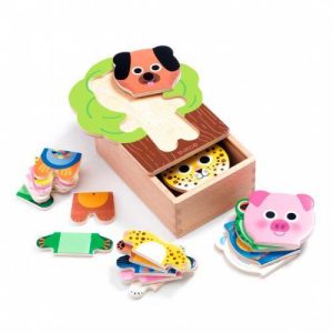 Arbramix - Puzzle Madeira p/ Completar Animais
