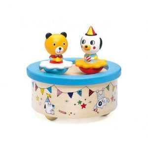 Caixa de Música Urso + Cão