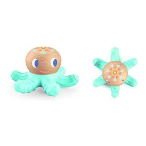 BabySquidi - Polvo Mordedor em Madeira e Silicone