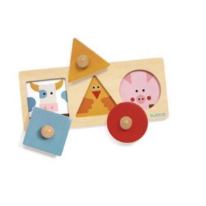 FormaBasic - Puzzle c/ Pega Formas, Cores e Animais