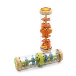 Piti Rain Orange - Chocalho Tubo Transparente