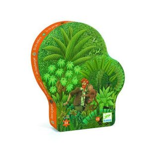 Na Selva - Puzzle Silhueta 54 Peças
