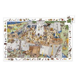 Castelo Fortificado - Puzzle de Observação 100 Peças