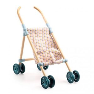 Carrinho de Bebé de Madeira Little Cubes - 44 cm