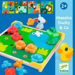 Mosaico Ducky & Co - Coloca os Pinos dos Animais