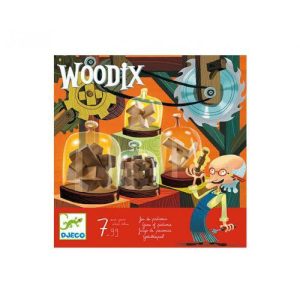 Woodix - Jogo de Lógica c/ Peças de Madeira