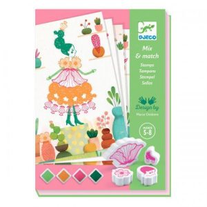 Meninas Floridas - Kit de Carimbos