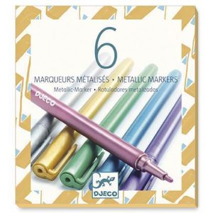 6 Marcadores Metálicos