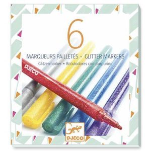 6 Marcadores Glitter - Sweet