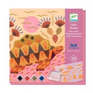Padrões e Animais - Kit de Carimbos