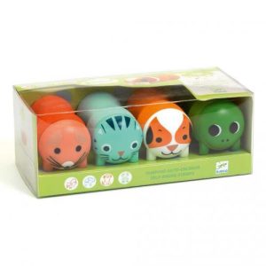 4 Carimbos Infantis - Animais do Jardim
