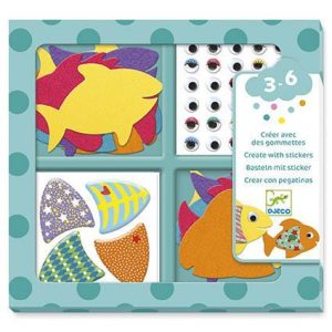 Adoro Peixes - Criar com Autocolantes Textura