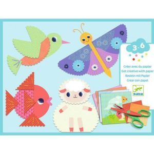 Animais - Jogo de Dobrangens e Colagens